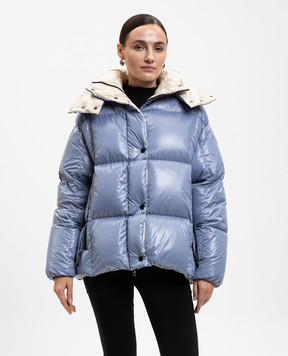 Moncler Голубой пуховик Parana K20931A0010368950