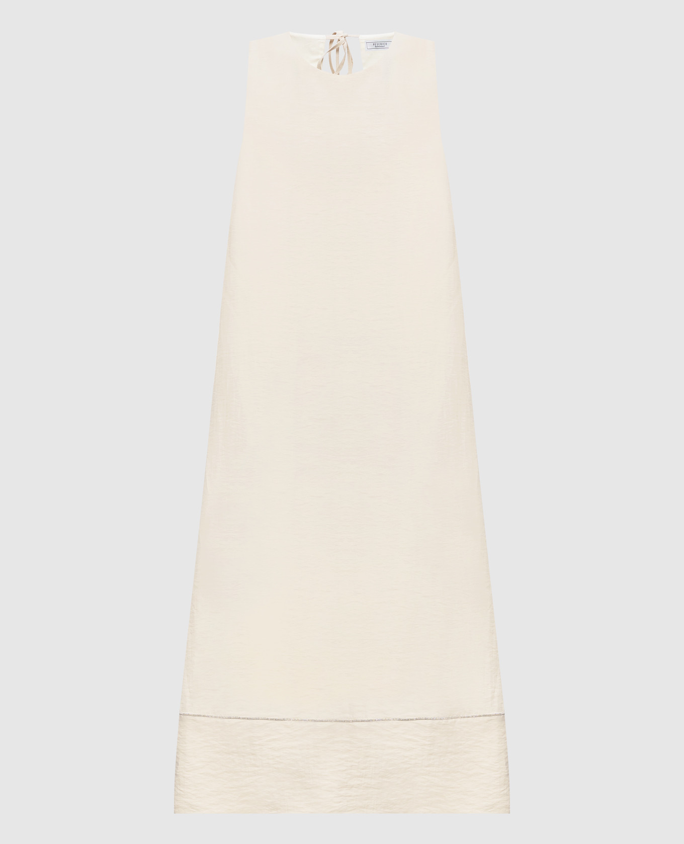 

Бежевое платье с леном, Бежевый, Повседневные платья