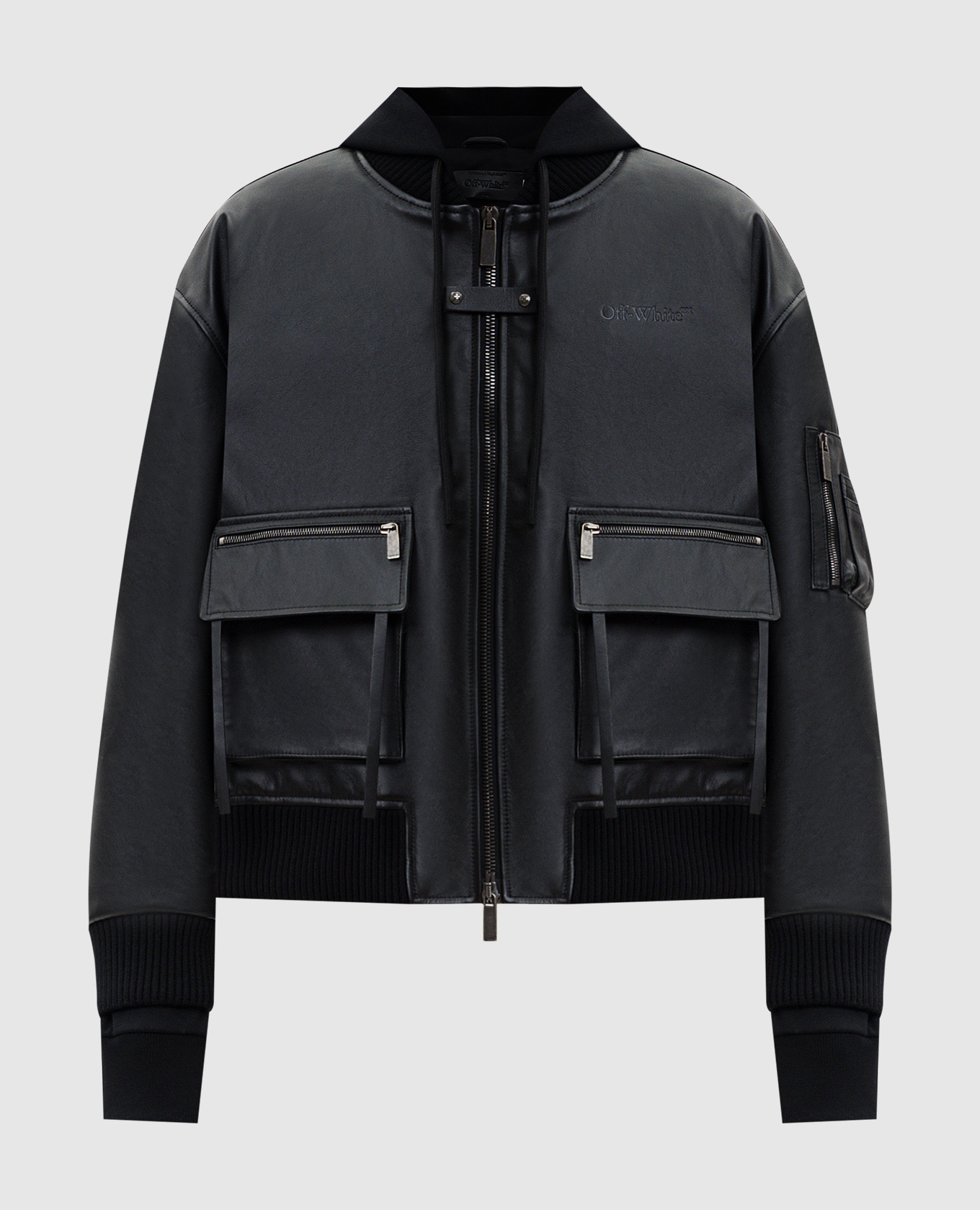 

Черная кожаная куртка, Черный, Кожаные куртки