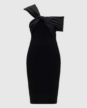 Simkhai Черное платье Mia с открытыми плечами 5251152B