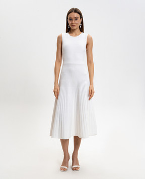 Herve Leger Белое платье миди Cassia 46DMC8548625