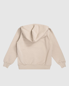 Dolce&Gabbana Детские бежевые худи с логотипом L4JWKFG7PIP812+