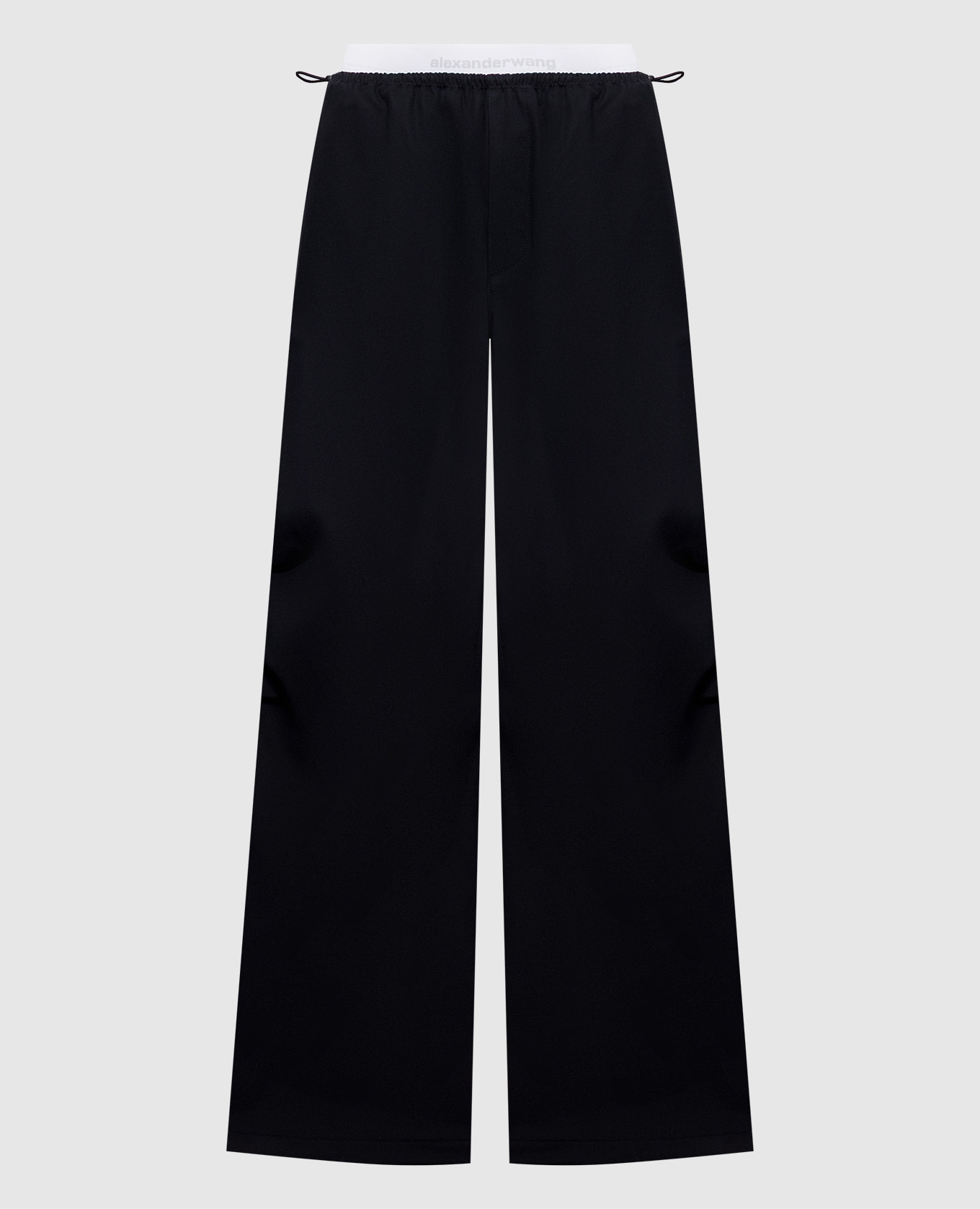 Черные брюки с логотипом