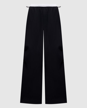 Alexander Wang Черные брюки с логотипом 1WC1264969