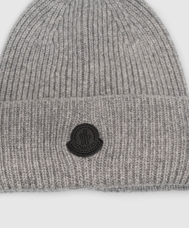 Moncler Серая шапка из кашемира L20913B00085M1223 изображение 4