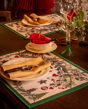 TESSITURA TOSCANA TELERIE Набір столових килимків RUDY NT250149070017