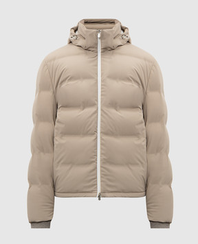 Brunello Cucinelli Бежевий пуховик MV4061836