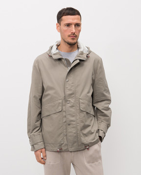 Brunello Cucinelli Куртка цвета хаки MY4196574