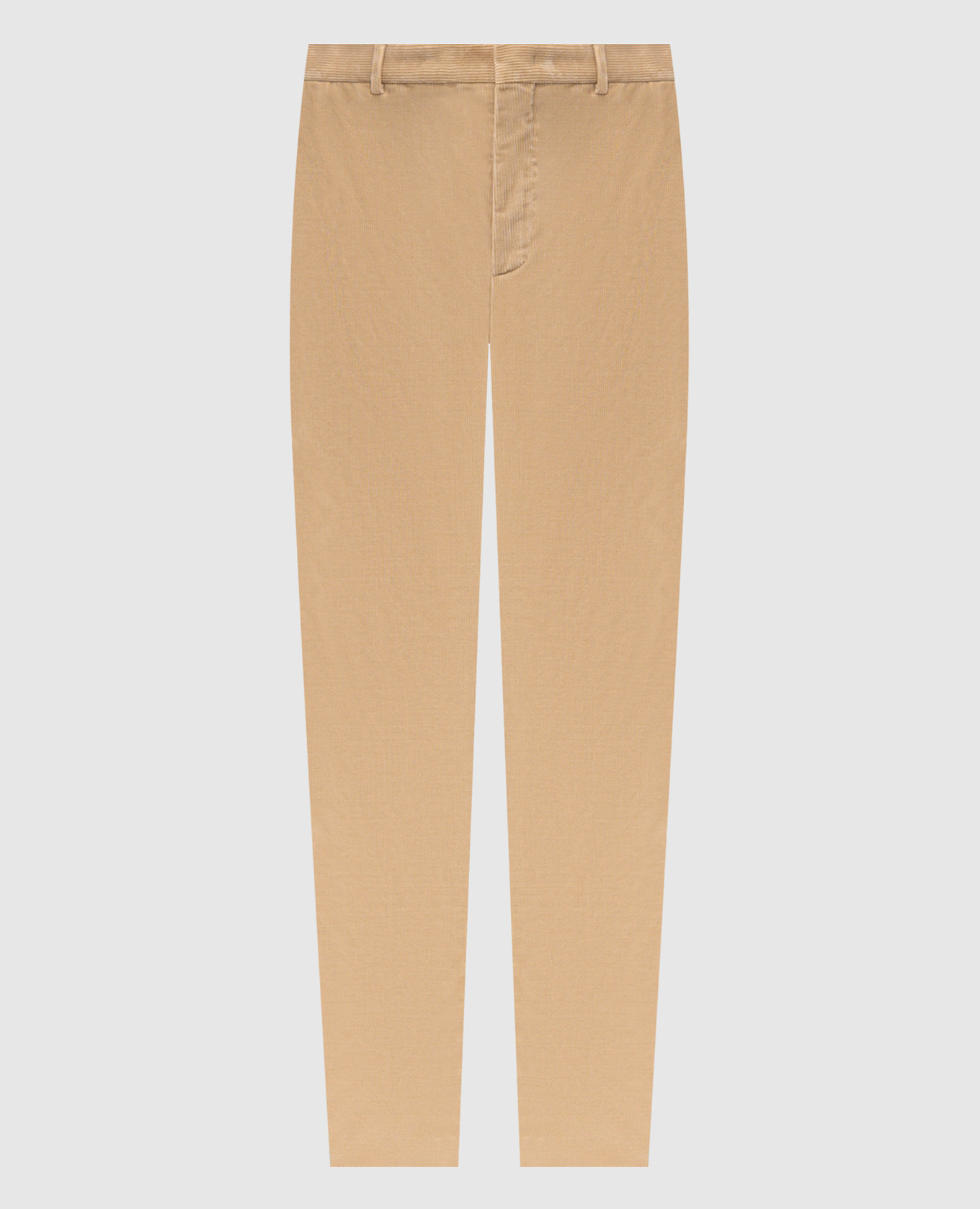 

Бежевые вельветовые брюки Jarno, Бежевый, Зауженные брюки