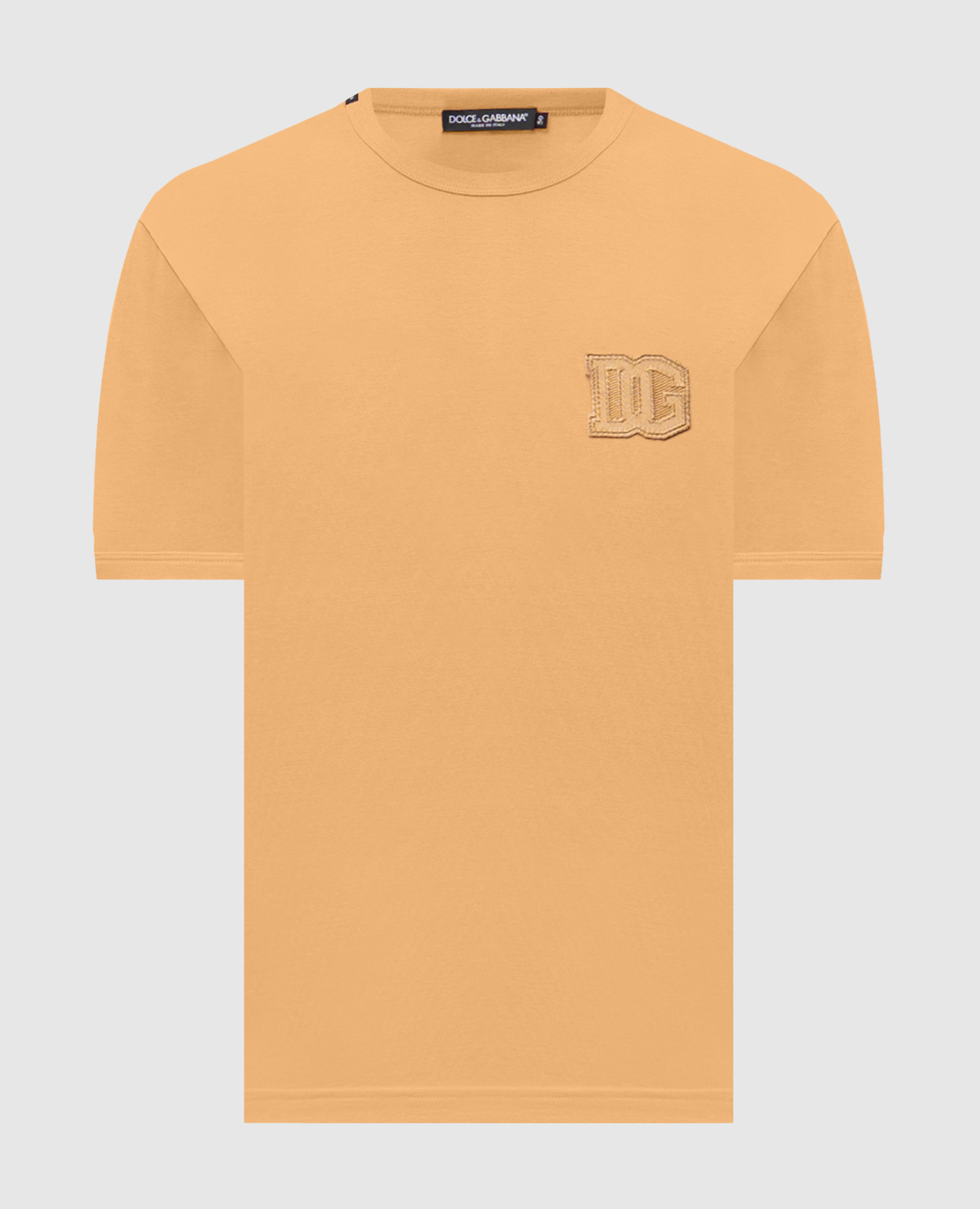 Коричневые футболки с нашивкой монограммы