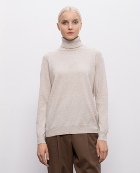 Brunello Cucinelli Бежевый гольф из кашемира M12150103P