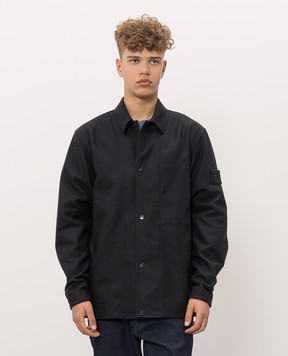 Stone Island Синяя куртка с шерстью L2S151200020S0F24