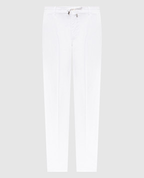 Stefano Ricci Білі штани з логотипом M1T6100021PACT1Q