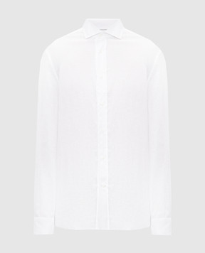 Brunello Cucinelli Біла сорочка з льону MM6840627