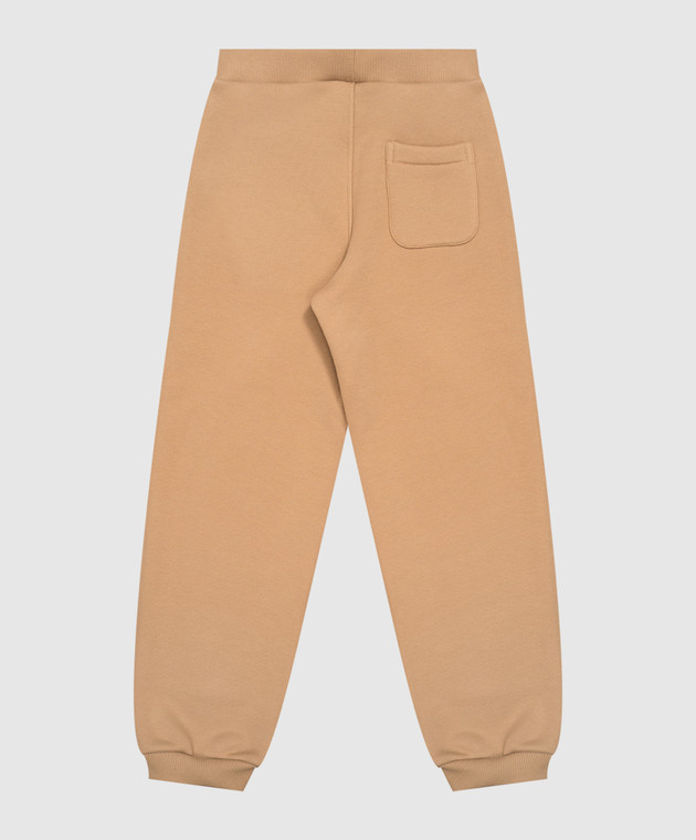 Ami Paris Детские коричневые спортивные штаны KTR928JE0269 изображение 2