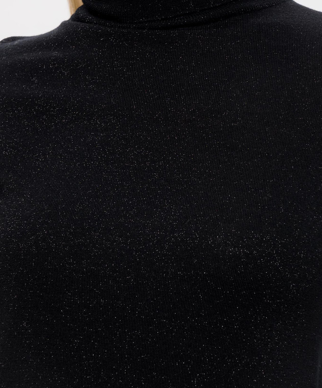 Allude Чорний гольф з вовною з люрексом 26564102 зображення 5