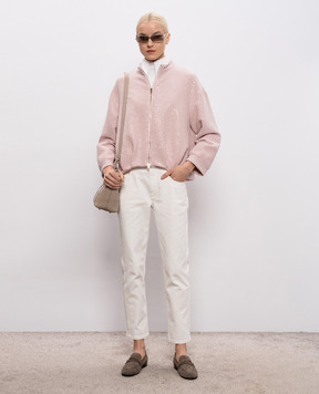 Herno Розовая куртка с пайетками GI000385D12862S