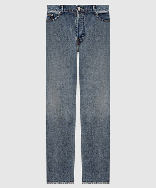 JW Anderson Синие джинсы с эффектом потертости DT0117PG1852