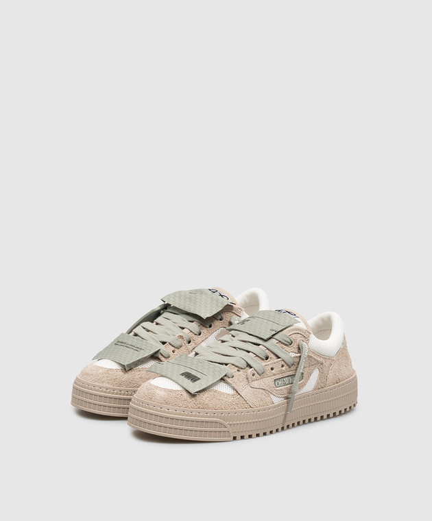 Off-White Бежеві комбіновані кросівки 3.0 OF05780101 зображення 2