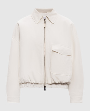 Brunello Cucinelli Белая куртка с льном ML1187662