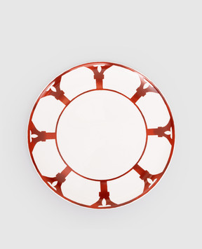 Geminiano Cozzi 1765 Біла парцелянова обідня тарілка Venezia LGCFF00279074