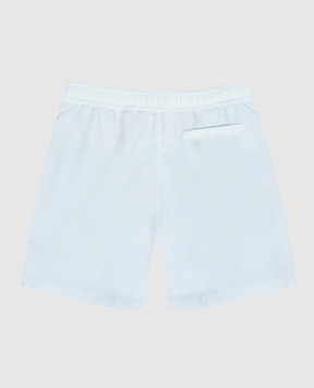 Stone Island Дитячі блакитні шорти для плавання з нашивкою логотипа L1S16B100003S00461012