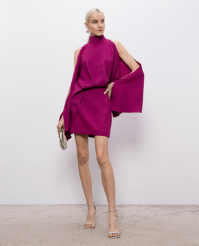 Taller Marmo Фіолетова сукня міні Bacall SS2603