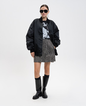 Dolce&Gabbana Чорна футболка з принтом F8V90TGDDH4
