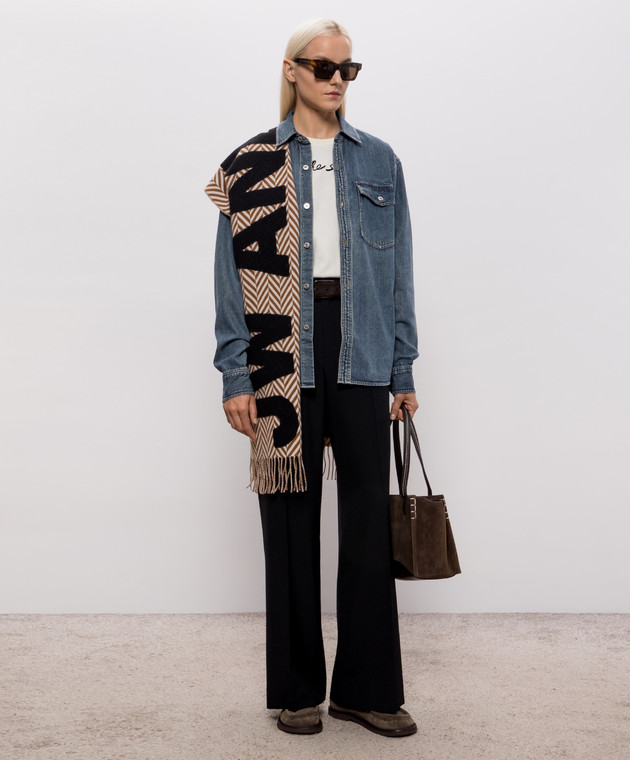 JW Anderson Черные брюки из шерсти TR0424PG1927 изображение 2