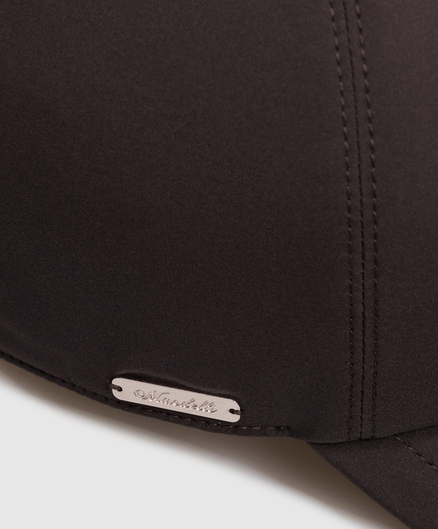 Enrico Mandelli Серая кепка CAP401519V изображение 4