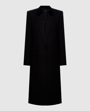 Tom Ford Черное пальто из шерсти CP1683FAX1567