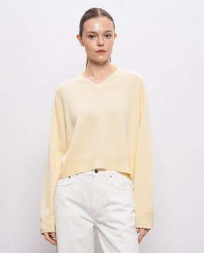 Loulou de Saison Желтый пуловер ANZOR из кашемира ANZORLDS