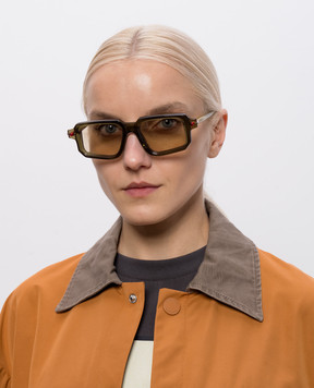 Kuboraum Сонцезахисні окуляри P23 кольору хакі KRSP23GRG000002M