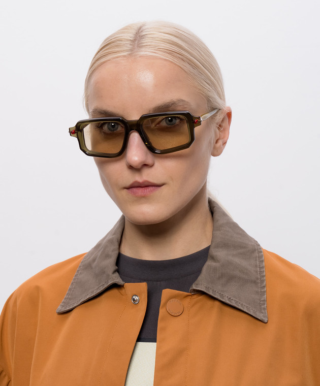 Kuboraum Солнцезащитные очки P23 цвета хаки KRSP23GRG000002M изображение 2