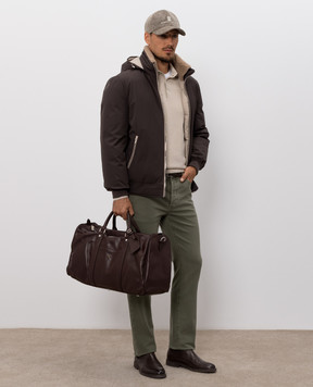 Brunello Cucinelli Бежевое поло из кашемира M2200295