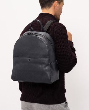 Gianni Chiarini Синій шкіряний рюкзак ZNUB20635GRNCRV