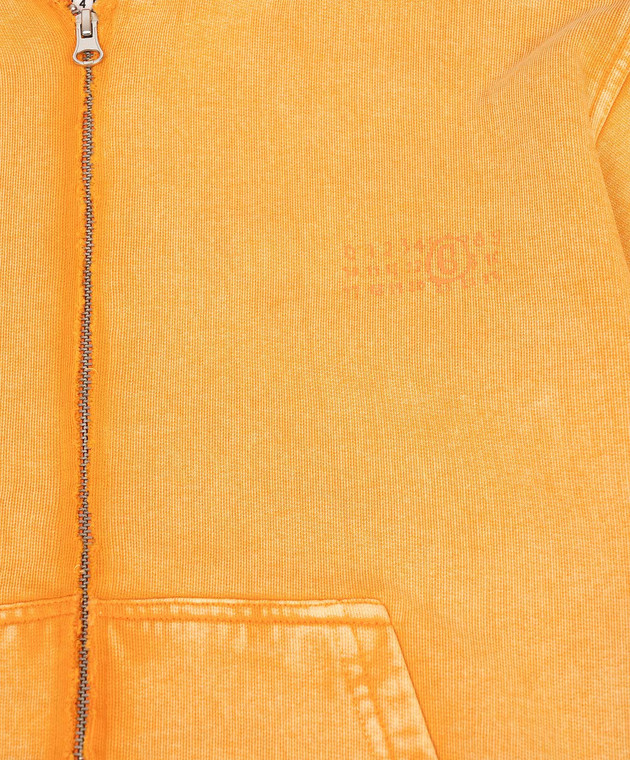 Maison Margiela MM6 Дитяча помаранчева спортивна куртка M60978MM07L зображення 3