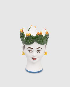 Les Ottomans Декоративна свічка Figs Woman в керамічному свічнику HEADCANDLESFW