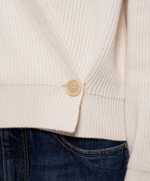 Brunello Cucinelli Кардиган цвета айвори из кашемира M12724306P изображение 5