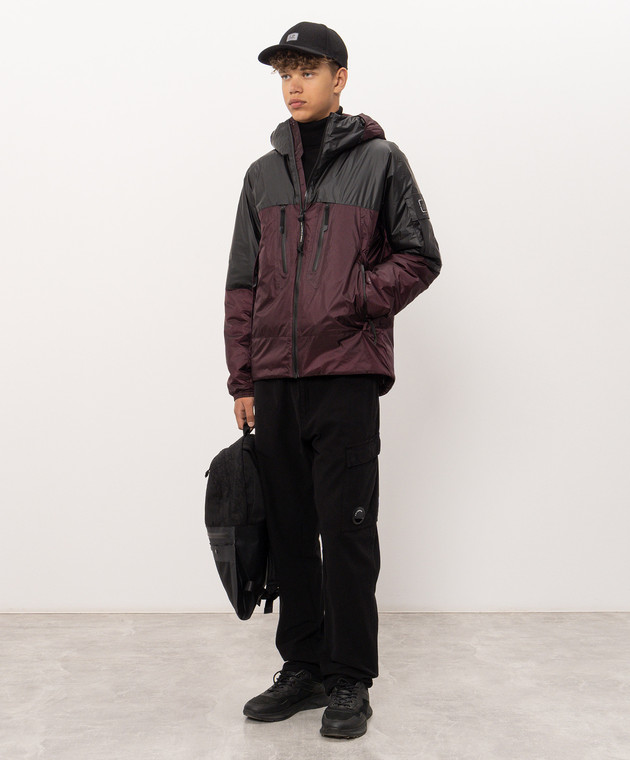 C.P. Company Metropolis Бордовая куртка с принтом LOW023A110467V изображение 2