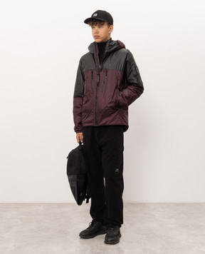 C.P. Company Metropolis Бордова куртка з принтом LOW023A110467V