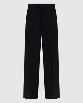 Vetements Чорні штани з вовни ME76TP026B