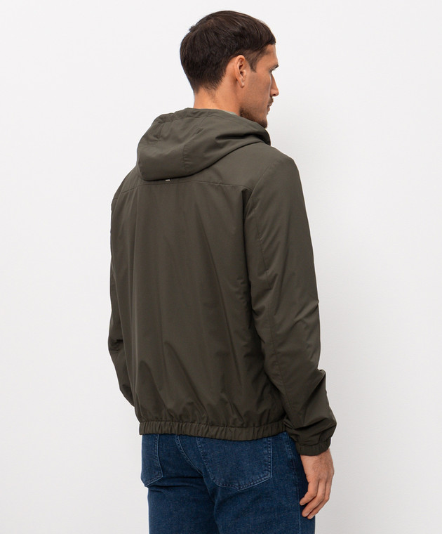 Stefano Ricci Зеленая двусторонняя куртка с шерстью и льном MDJ6200410PL001H изображение 5