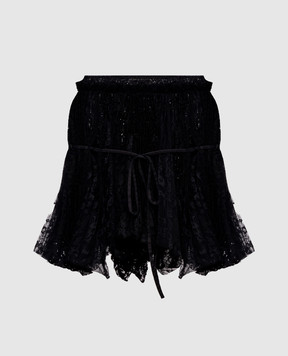 JW Anderson Чорна спідниця-плісе з мережива SK0209PG1912