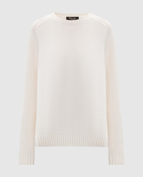 Loro Piana Білий светр Parksville з кашеміру FAM9054sh