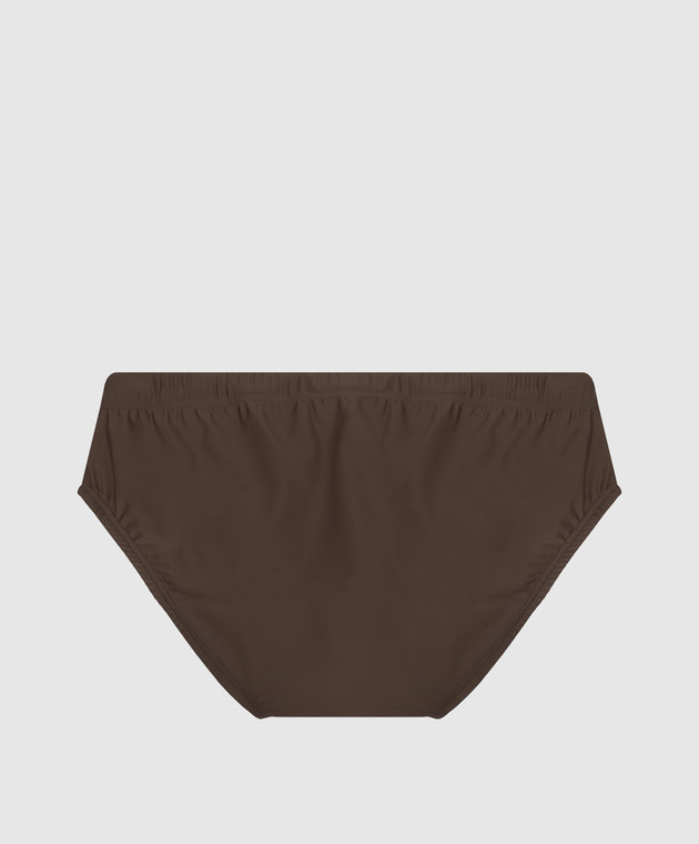 CDLP Коричневі плавки з ефектом Color Block MSW054029401 зображення 2