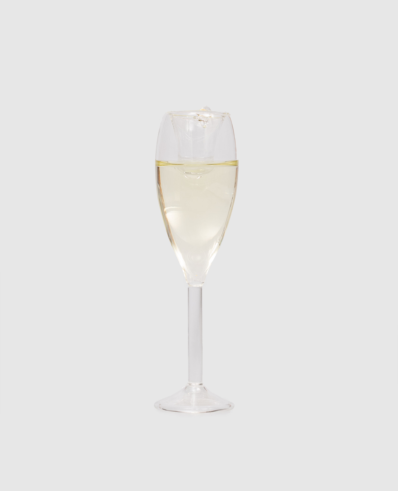 

Елочная игрушка Champagne glass, Прозрачный, Елочные украшения