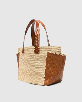 Dragon Бежевая сука-тоут Chloe из рафии SZS6SDCHL