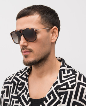 Tom Ford Коричневі сонцезахисні окуляри SAM FT1306