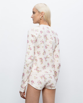 Magda Butrym Рожевий кардиган в принт KNITWEAR18CARDIG349526